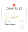 Chappellet Signature Cabernet Sauvignon 2003 Front Label