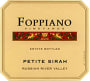 Foppiano Estate Petite Sirah 2003 Front Label