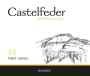 Castelfeder Castelfeder 15 Pinot Grigio 2013 Front Label