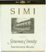Simi Sauvignon Blanc 2004 Front Label
