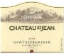 Chateau St. Jean Gewurztraminer 2004 Front Label