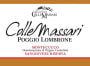 ColleMassari Poggio Lombrone Montecucco Sangiovese Riserva 2012 Front Label