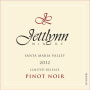 Jettlynn Winery Santa Maria Valley Limited Release Pinot Noir 2012 Front Label