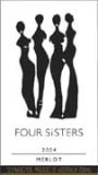 Four Sisters Merlot 2004 Front Label