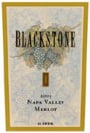 Blackstone Napa Merlot 2003 Front Label