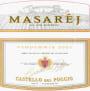 Castello del Poggio Masarej 2001 Front Label