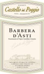 Castello del Poggio Barbera d'Asti 2012 Front Label