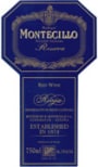 Bodegas Montecillo Rioja Reserva 2000 Front Label