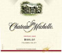 Chateau Ste. Michelle Columbia Valley Merlot 2003 Front Label