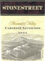 Stonestreet Alexander Valley Cabernet Sauvignon 2002 Front Label