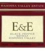 Barossa Valley Estate E and E Black Pepper Shiraz 2002 Front Label
