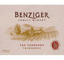Benziger Carneros Chardonnay 2004 Front Label