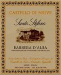 Castello di Neive Barbera d'Alba Santo Stefano 2013 Front Label