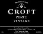 Croft Vintage Port (375ML half-bottle) 2003 Front Label