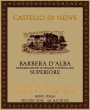 Castello di Neive Barbera d'Alba Superiore 2013 Front Label