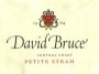 David Bruce Central Coast Petite Syrah 1998 Front Label
