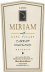 Mario Perelli-Minetti Miriam Reserve Cabernet Sauvignon 2000 Front Label