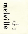 Melville Estate Sta. Rita Hills Syrah 2003 Front Label