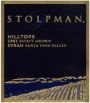Stolpman Vineyards Hilltops Reserve Syrah 2003 Front Label
