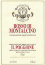 Il Poggione Rosso di Montalcino 2002 Front Label