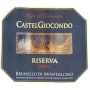 Frescobaldi CastelGiocondo Brunello di Montalcino Riserva 1999 Front Label