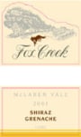 Fox Creek Shiraz/Grenache 2001 Front Label