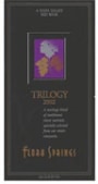Flora Springs Trilogy 2002 Front Label