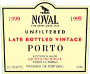 Quinta do Noval Late Bottled Vintage 1999 Front Label