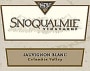 Snoqualmie Sauvignon Blanc 2004 Front Label