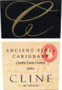 Cline Ancient Vines Carignane 2004 Front Label