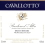 Cavallotto Barbera d'Alba Vigna del Cuculo 2010 Front Label