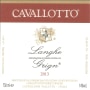 Cavallotto Grign 2013 Front Label