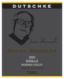 Dutschke Oscar Semmler Shiraz 2003 Front Label