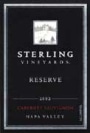 Sterling Reserve Cabernet Sauvignon 2002 Front Label