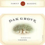 Oak Grove Reserve Viognier 2012  Front Label