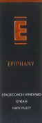 Epiphany Stagecoach Vineyard Syrah 2010 Front Label