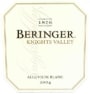 Beringer Knights Valley Alluvium Blanc 2004 Front Label