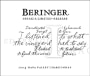 Beringer Sbragia Limited Release Chardonnay 2004 Front Label