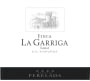 Castillo Perelada Finca La Garriga 2013 Front Label