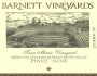 Barnett Vineyards Tina Marie Pinot Noir 2015 Front Label