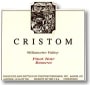Cristom Reserve Pinot Noir 2002 Front Label