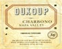 Duxoup Charbono 2013  Front Label