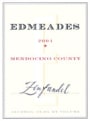 Edmeades Mendocino Zinfandel 2004 Front Label