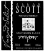 Allan Scott Vineyard Select Sauvignon Blanc 2005 Front Label
