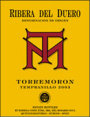 Vinos Torremoron Tempranillo 2004 Front Label