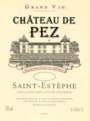 Chateau de Pez  2003 Front Label