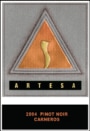 Artesa Carneros Pinot Noir 2004 Front Label