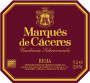Marques de Caceres Rioja Crianza 2002 Front Label