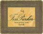 Fess Parker Santa Barbara Syrah 2002 Front Label