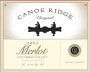 Canoe Ridge Merlot 2003 Front Label